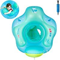 Myir JUN Flotador bebé con Asiento y Respaldo- Anillo de Natación para bebés de Piscina Flotador Inflable para Niños…
